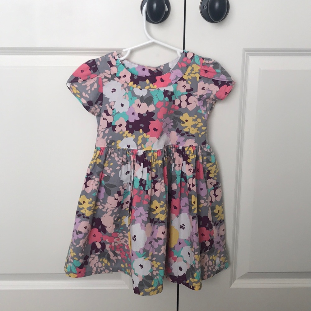 Girls dress with cap sleeves